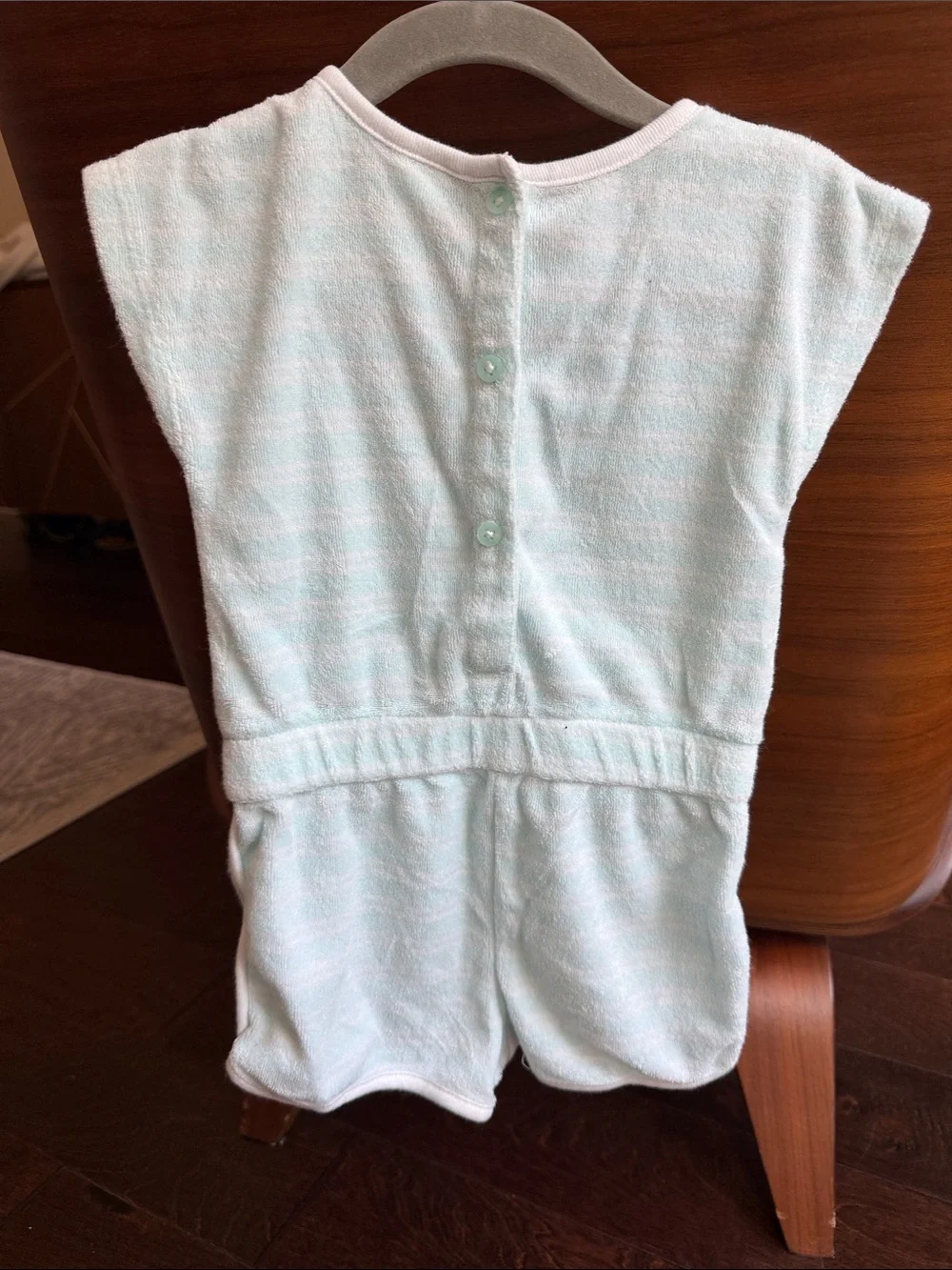 Carter's Pale Blue Swim Romper Cover up 2T